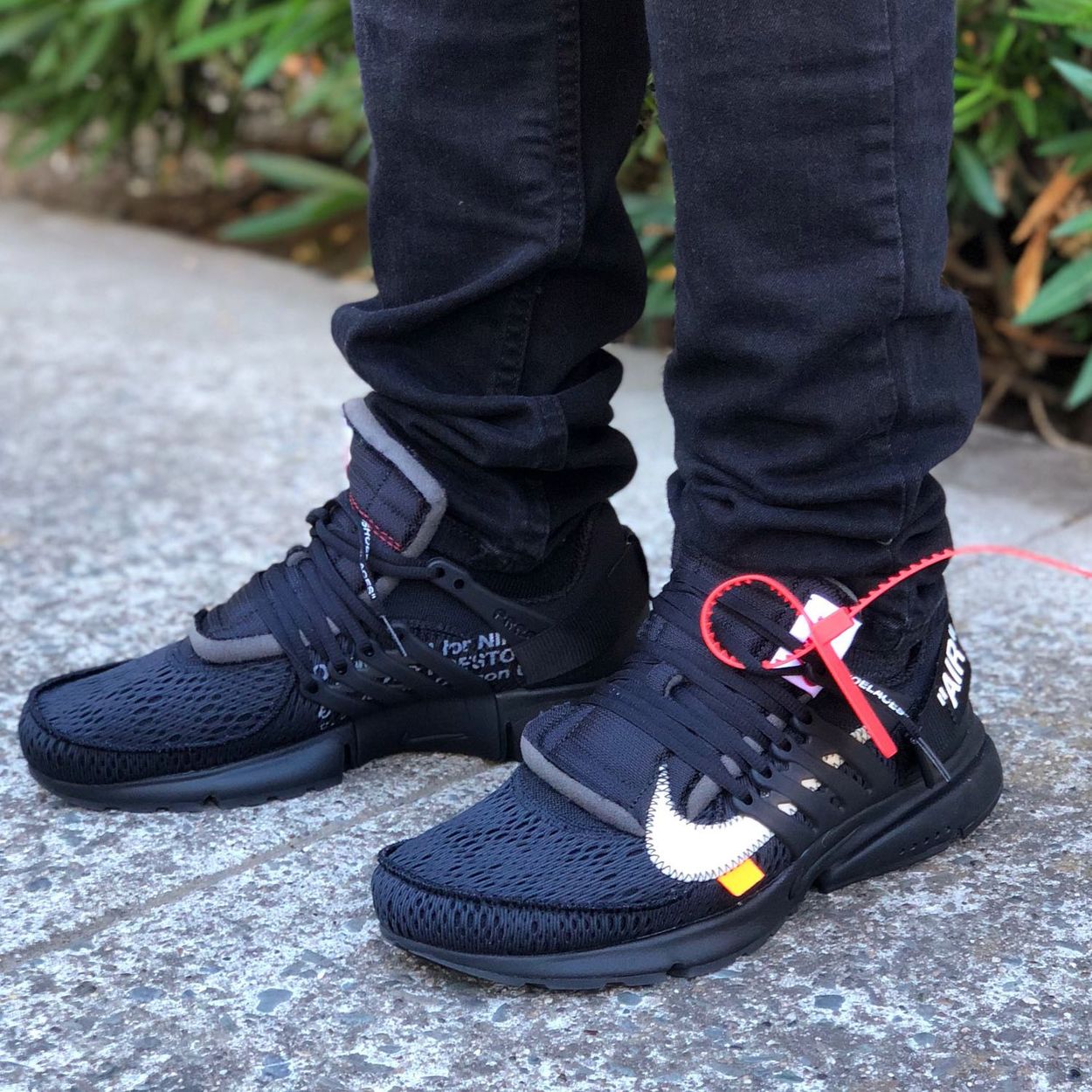 Off White X Air Presto Black Nike Aa Goat