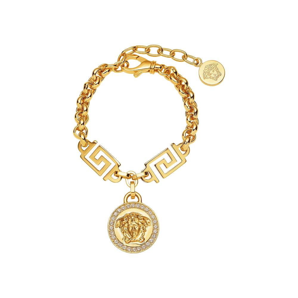 Versace Icon Medusa Bracelet 'White/Gold' - Versace - DG0E010 DJMX D01O ...