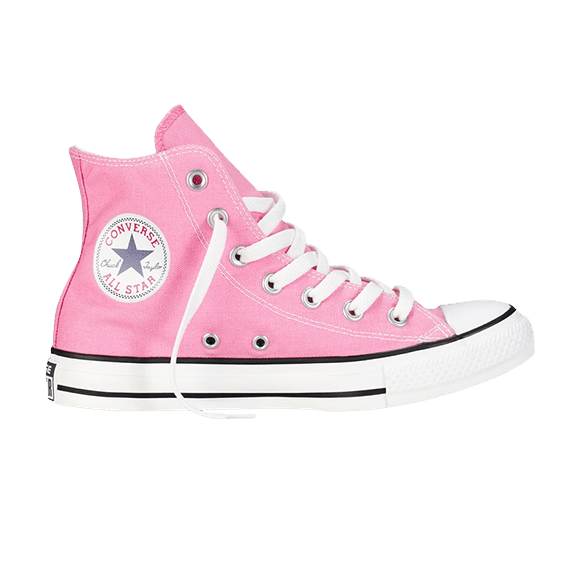 pink high top converse
