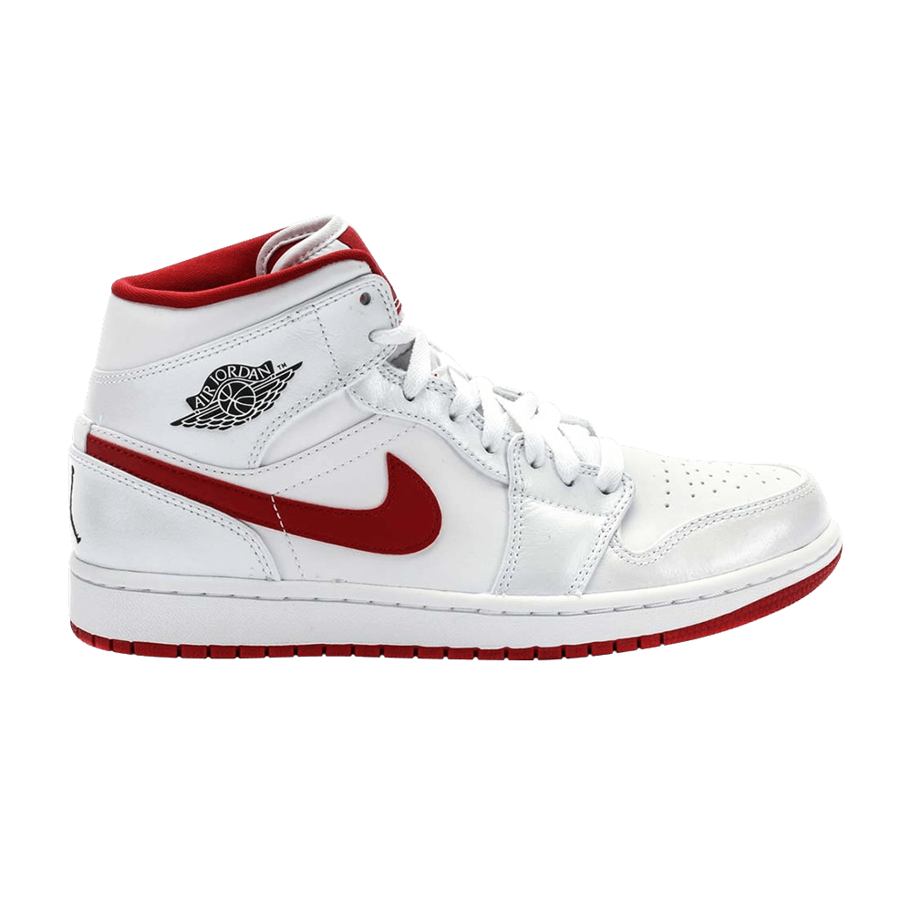 Jordan air 1 sale mid white red