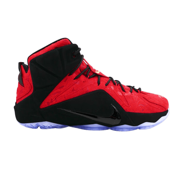 lebron 12 red paisley