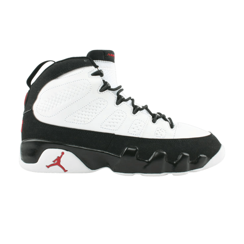 jordan 9's black and white