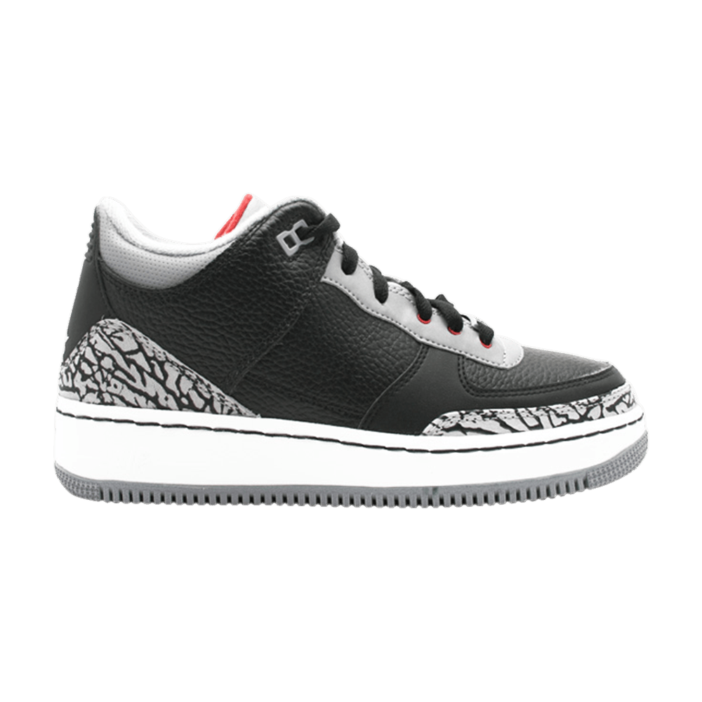 Air Jordan Fusion 3 'Black Cement' - Air Jordan - 323626 061 - black/fire  red-cement grey-wht