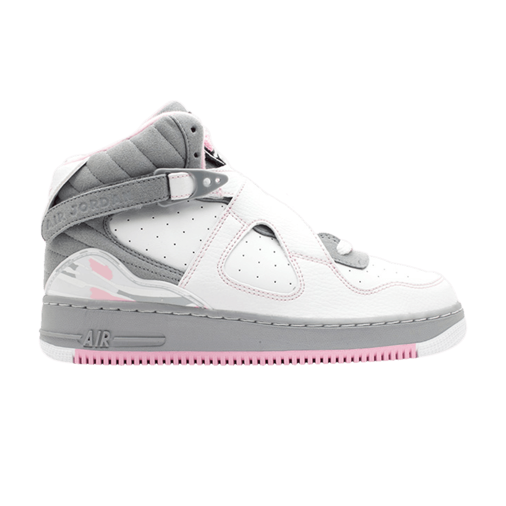 Jordan 8 white pink green 2025