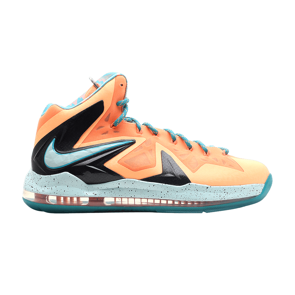 Buy Lebron 10 Elite EYBL Peach Jam 409391 163 GOAT CA