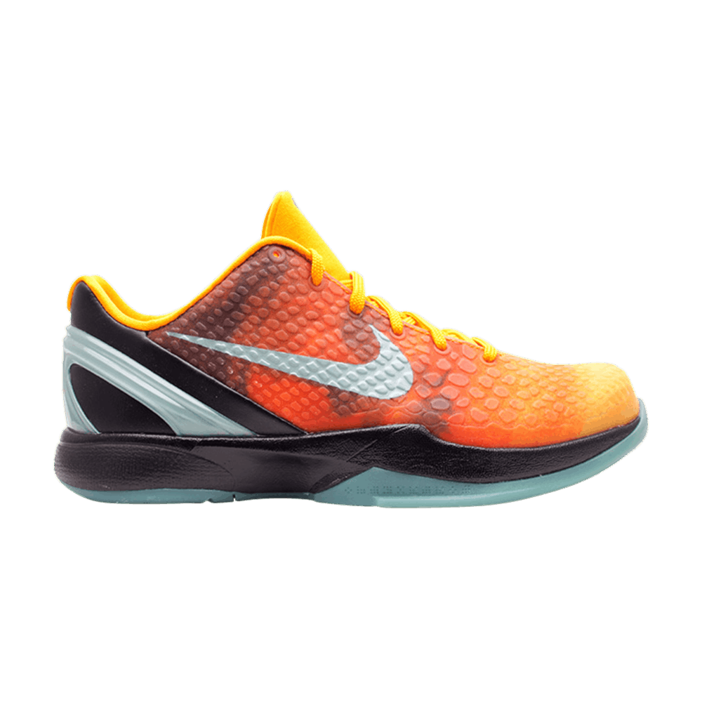 Orange and white kobes top