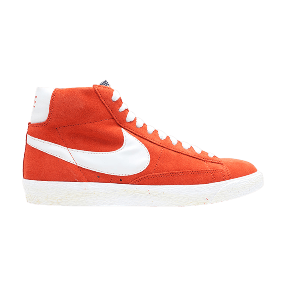 nike blazer hi suede vintage red