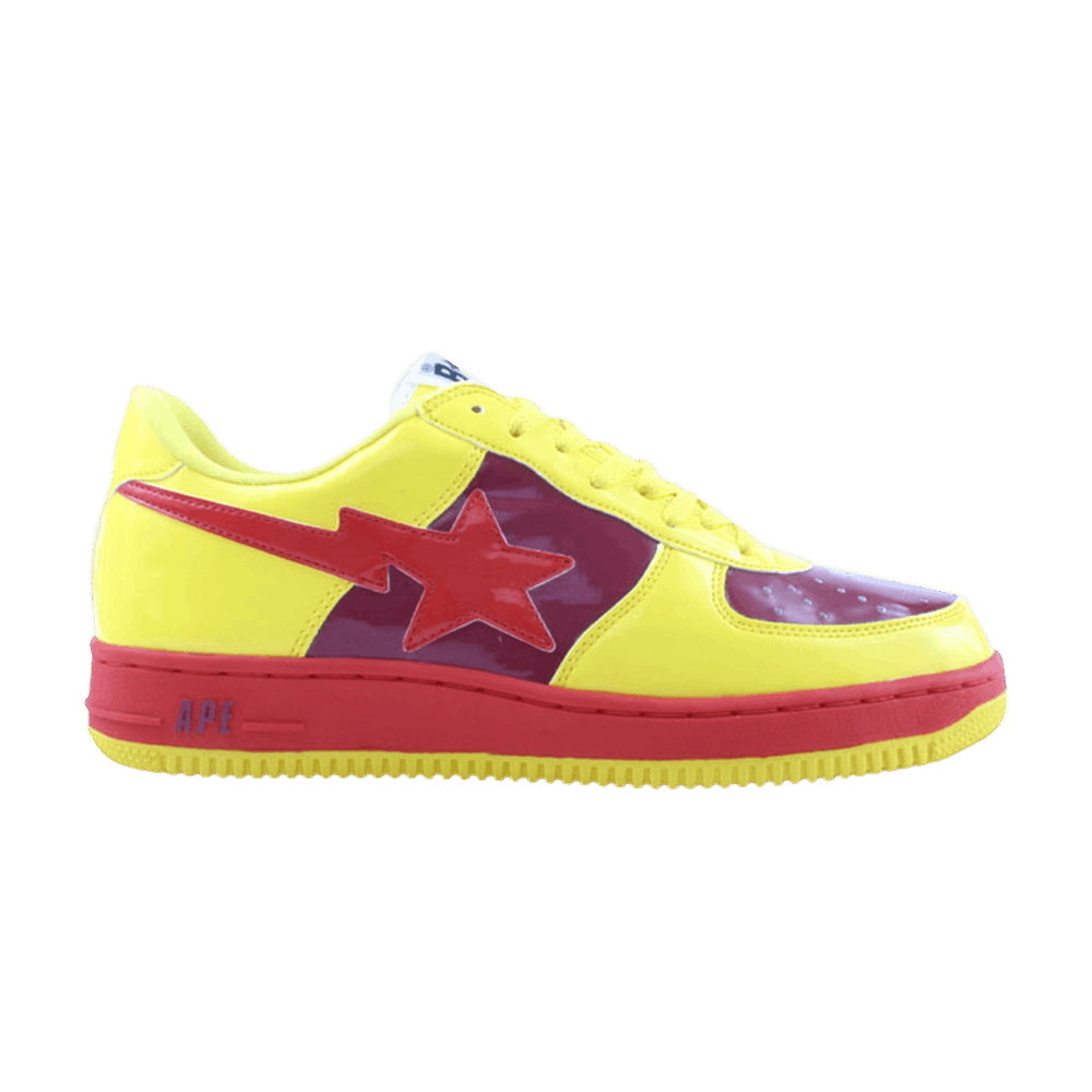 Bapesta FS-001 Low 'Yellow Burgundy' - A Bathing Ape - 472 | GOAT