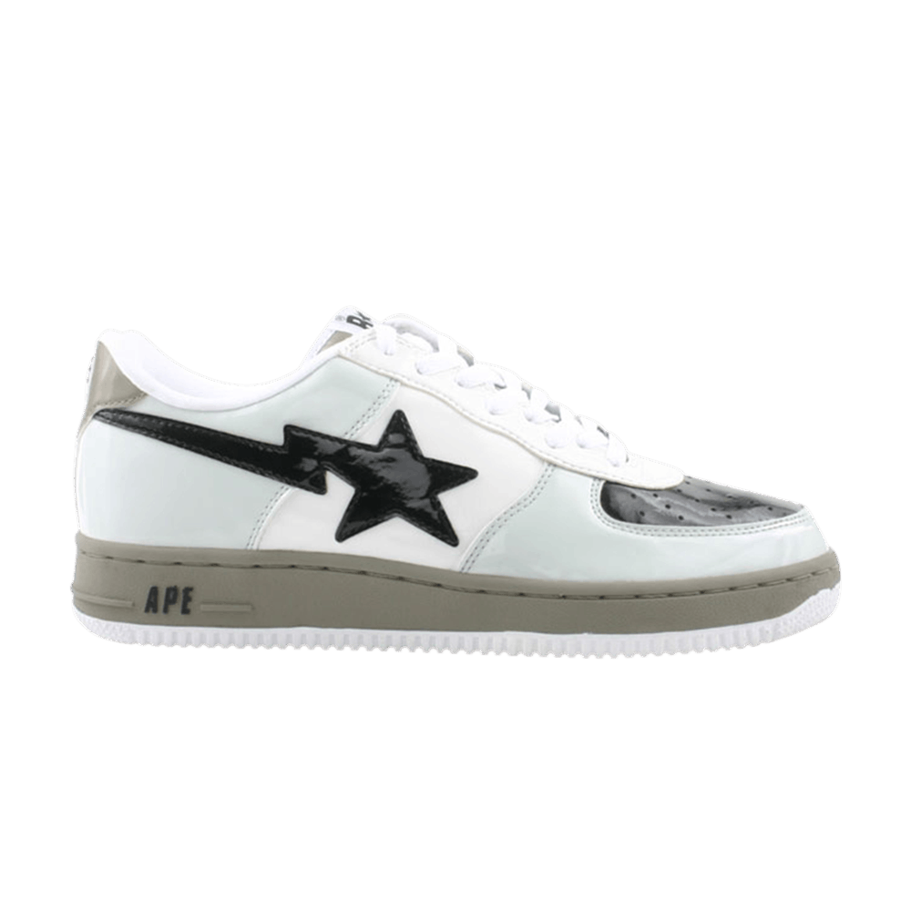 Bapesta FS-001 Low 'White Gray' - A Bathing Ape - 566 | GOAT