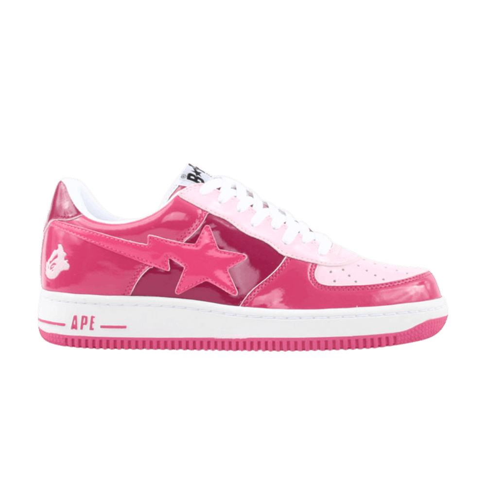 bapesta tri color pink
