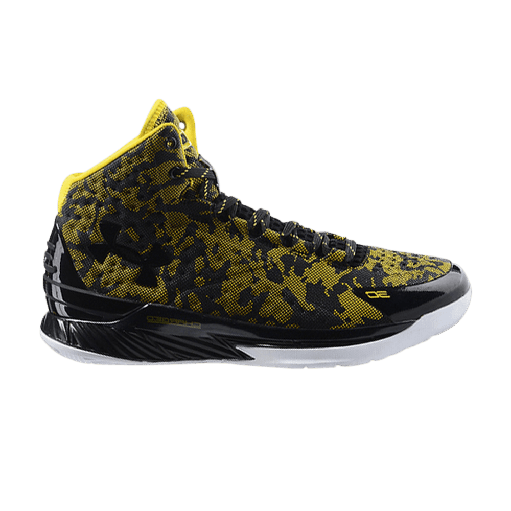 UA Curry 1 Black and Gold Banner Men's - 1258723-008 - US