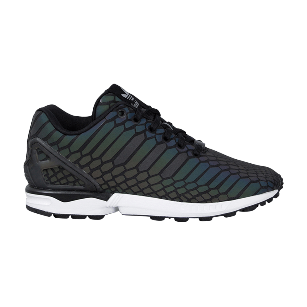 chocolate from now on Compress ZX Flux 'XENO Reflective' | GOAT