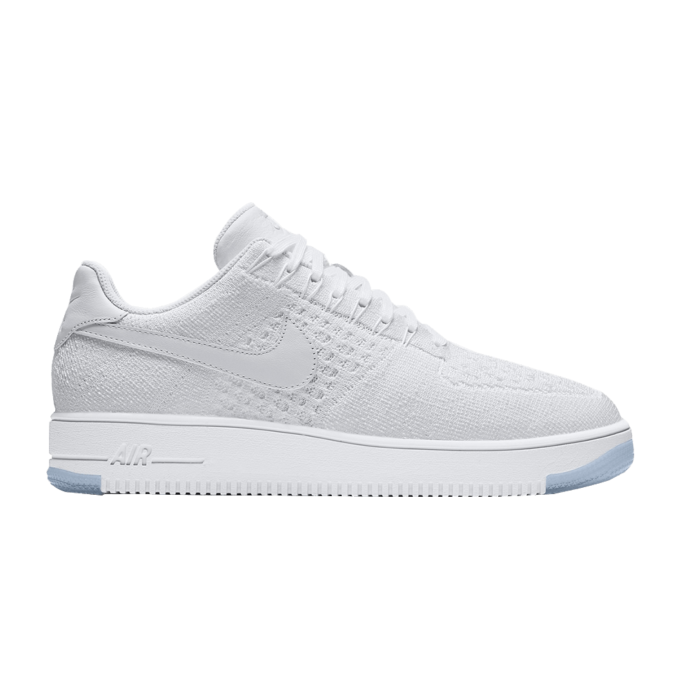 Air Force 1 Ultra Flyknit Low 'White Ice' - Nike - 817419 100 | GOAT