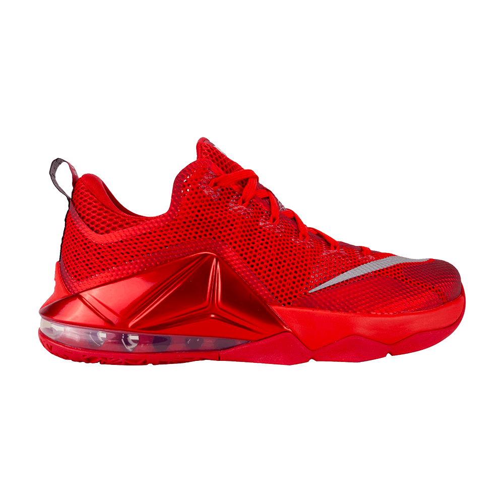 LeBron 12 Low 'University Red' - Nike - 724557 616 | GOAT