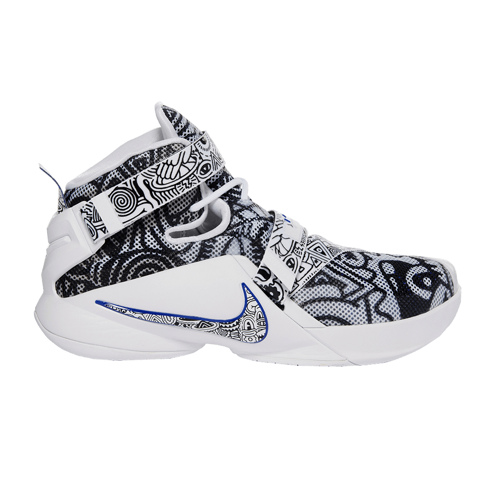 Nike Zoom LeBron 2 'White / Midnight Navy' 9