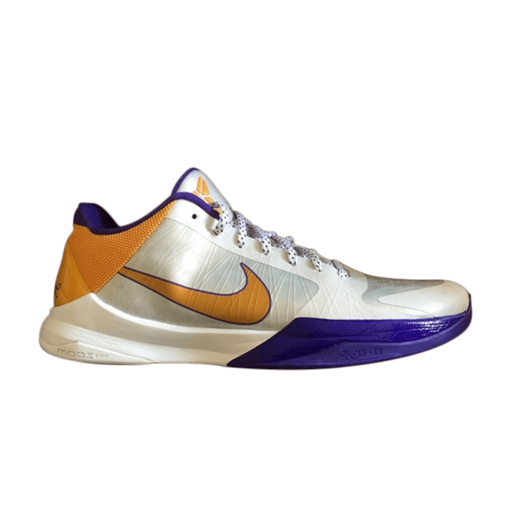 Buy Nike Zoom Kobe 5 'Lakers Home' - 386429 102 | GOAT