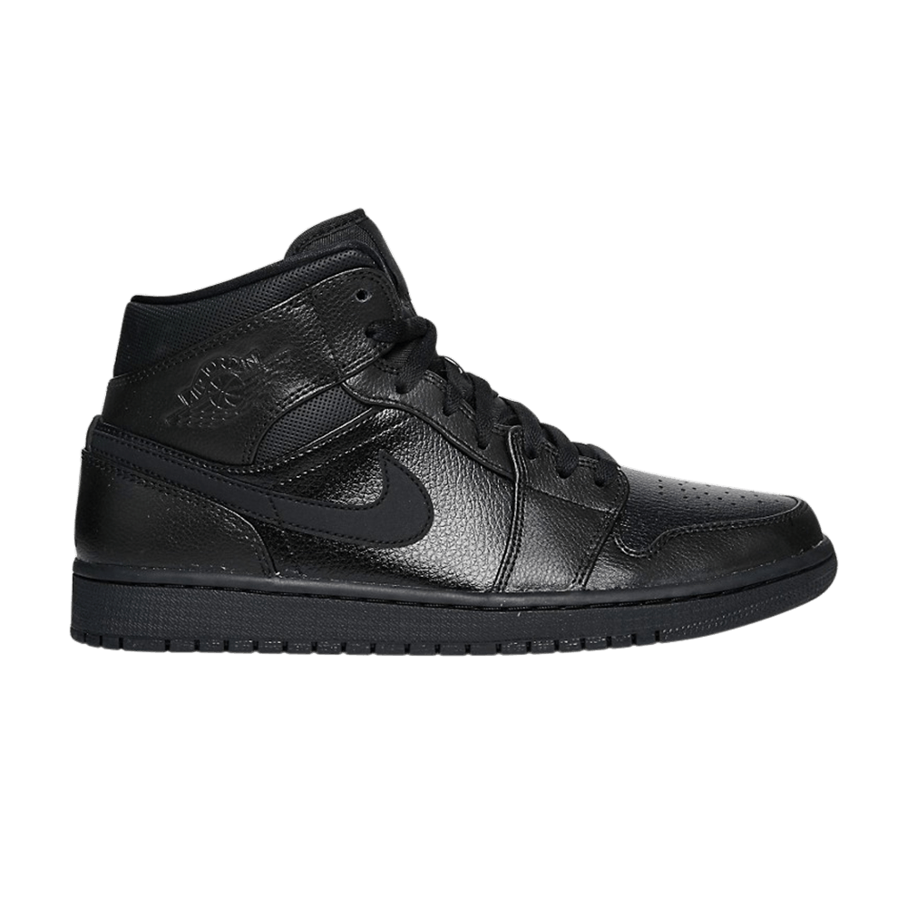 Buy Air Jordan 1 Mid 'Black' - 554724 030 | GOAT