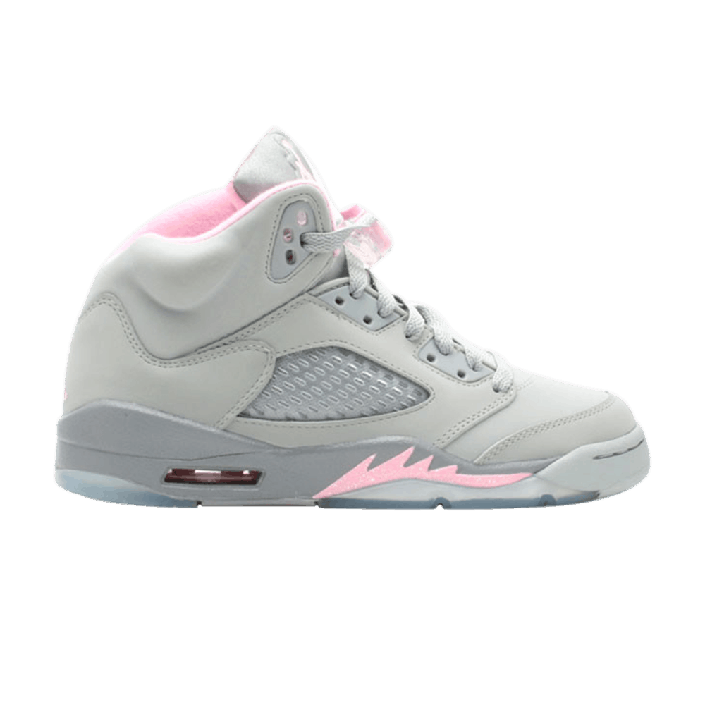 Pink and grey jordan 5 sale