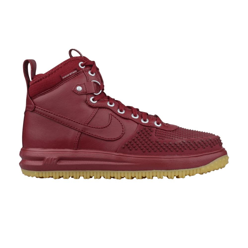 nike lunar force 1 duckboot red and black