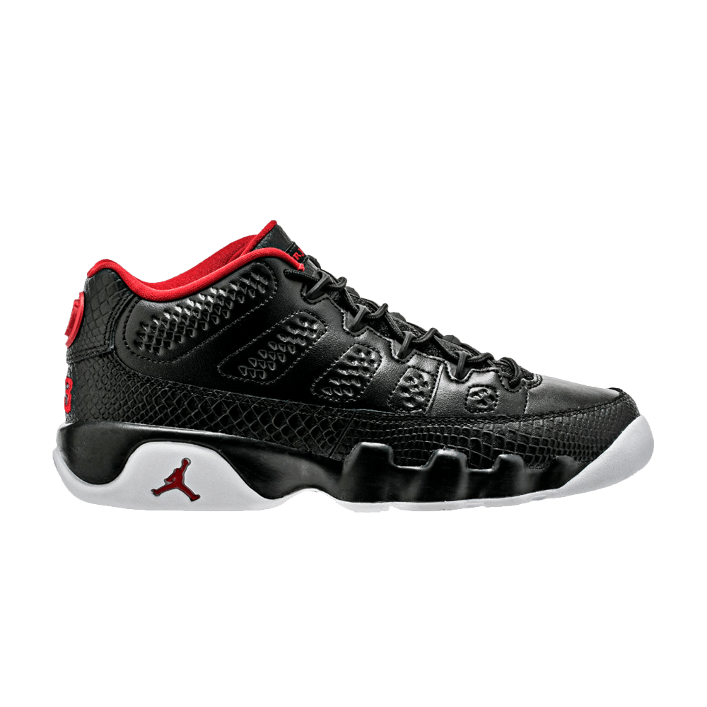 Jordan 9 top low black