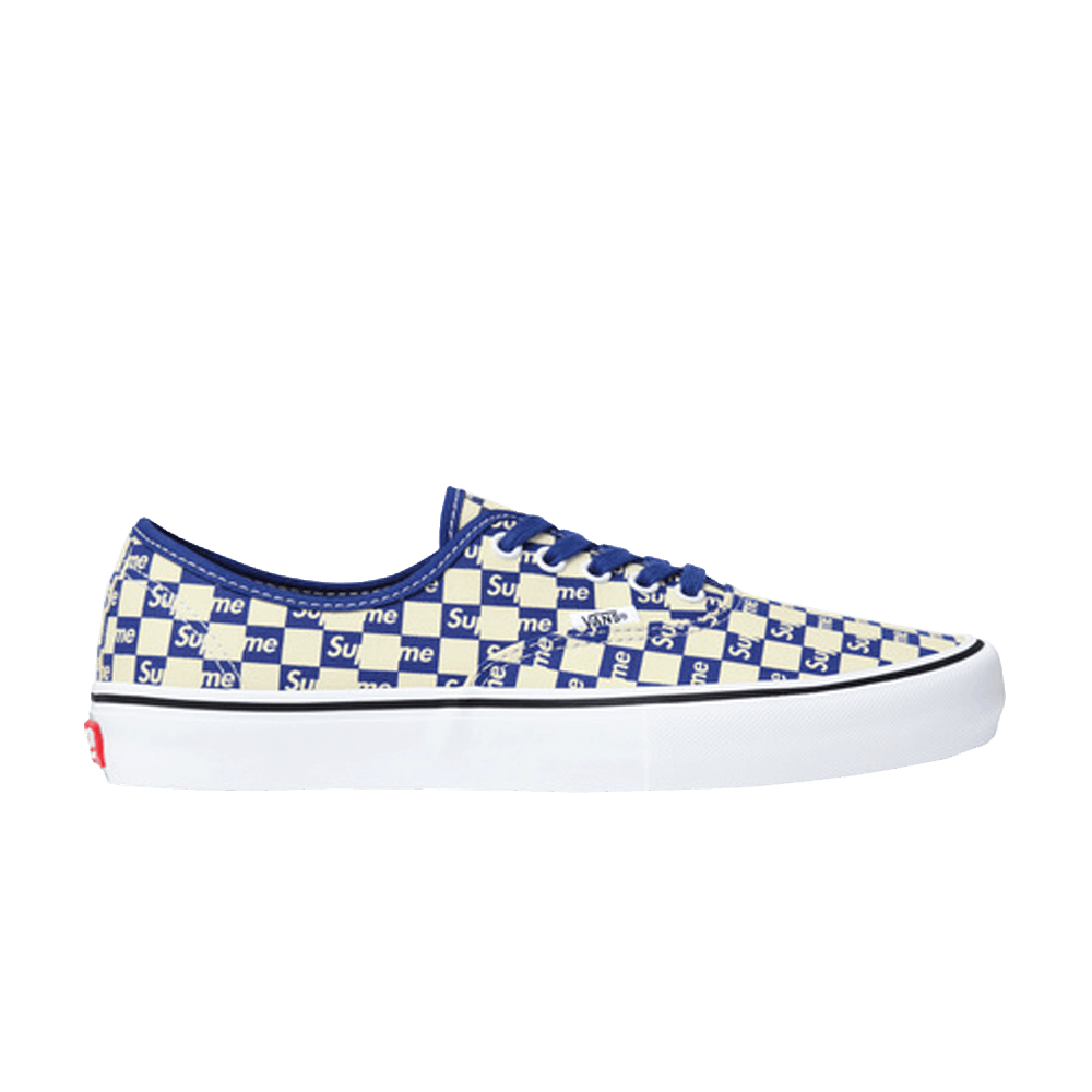 supreme checkered vans