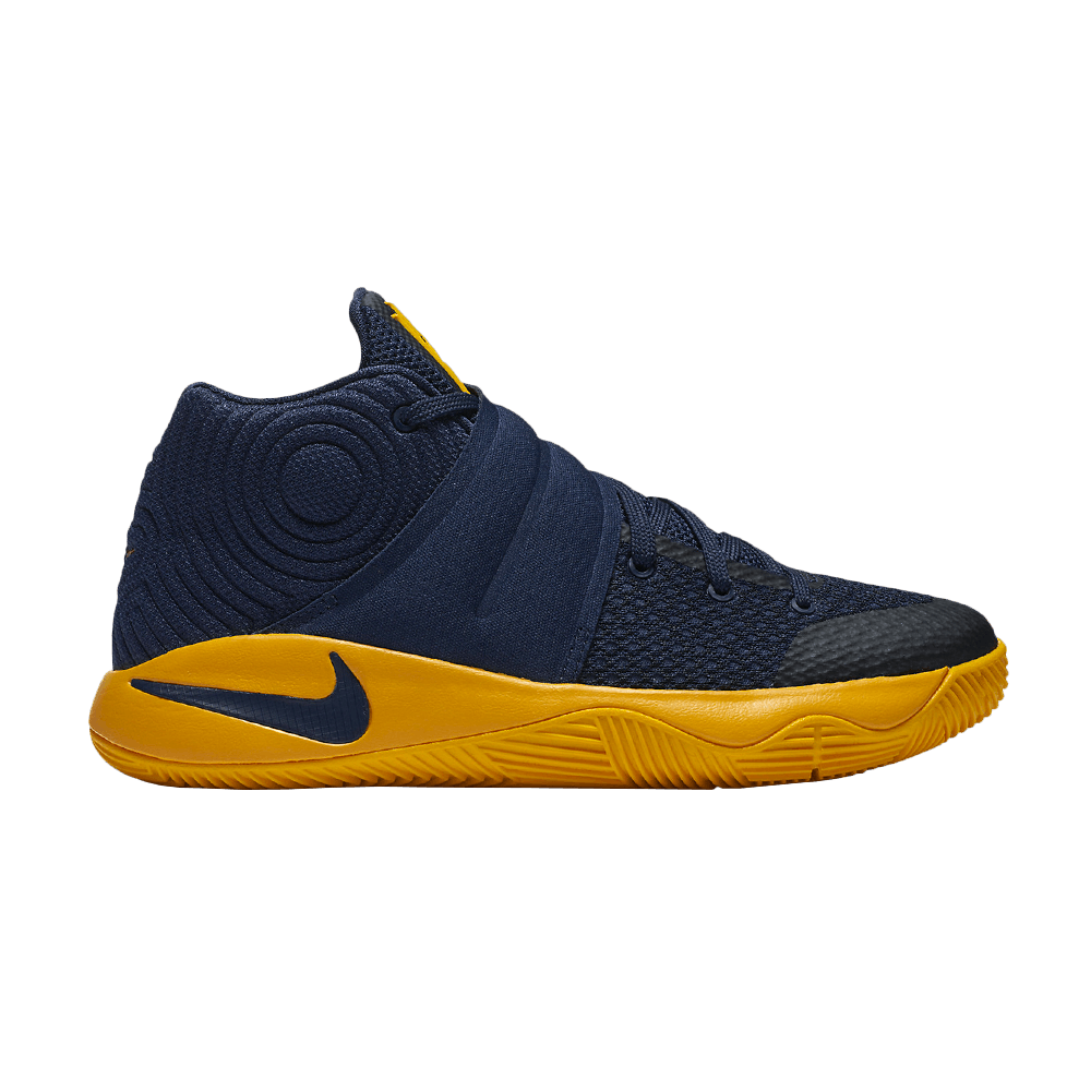 Kyrie 2 navy blue and yellow best sale