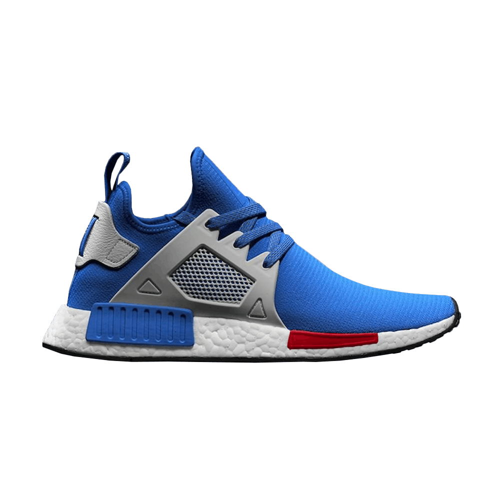 Adidas rubber nmd xr1 primeknit in navy red in blue lyst