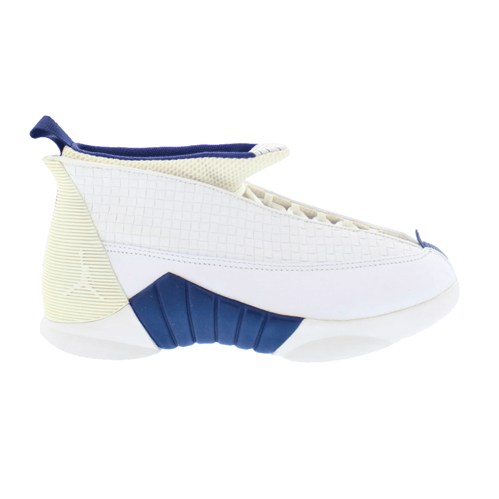 Jordan 15 clearance blue and white