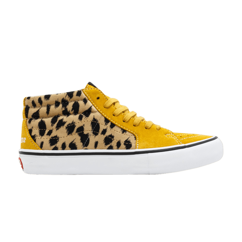 Supreme x Sk8-Mid Pro 'Cheetah Velvet'