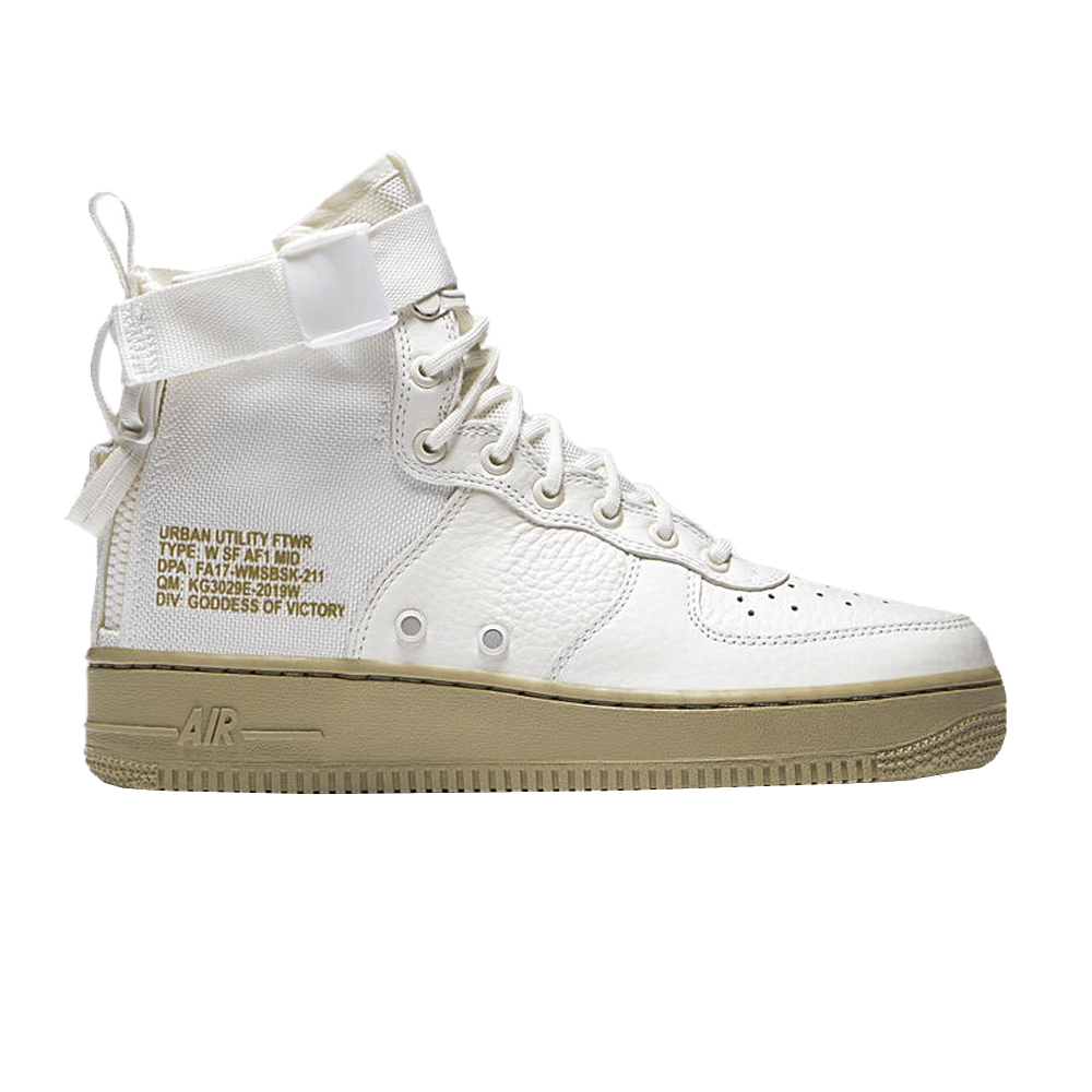 nike sf air force 1 mid triple ivory