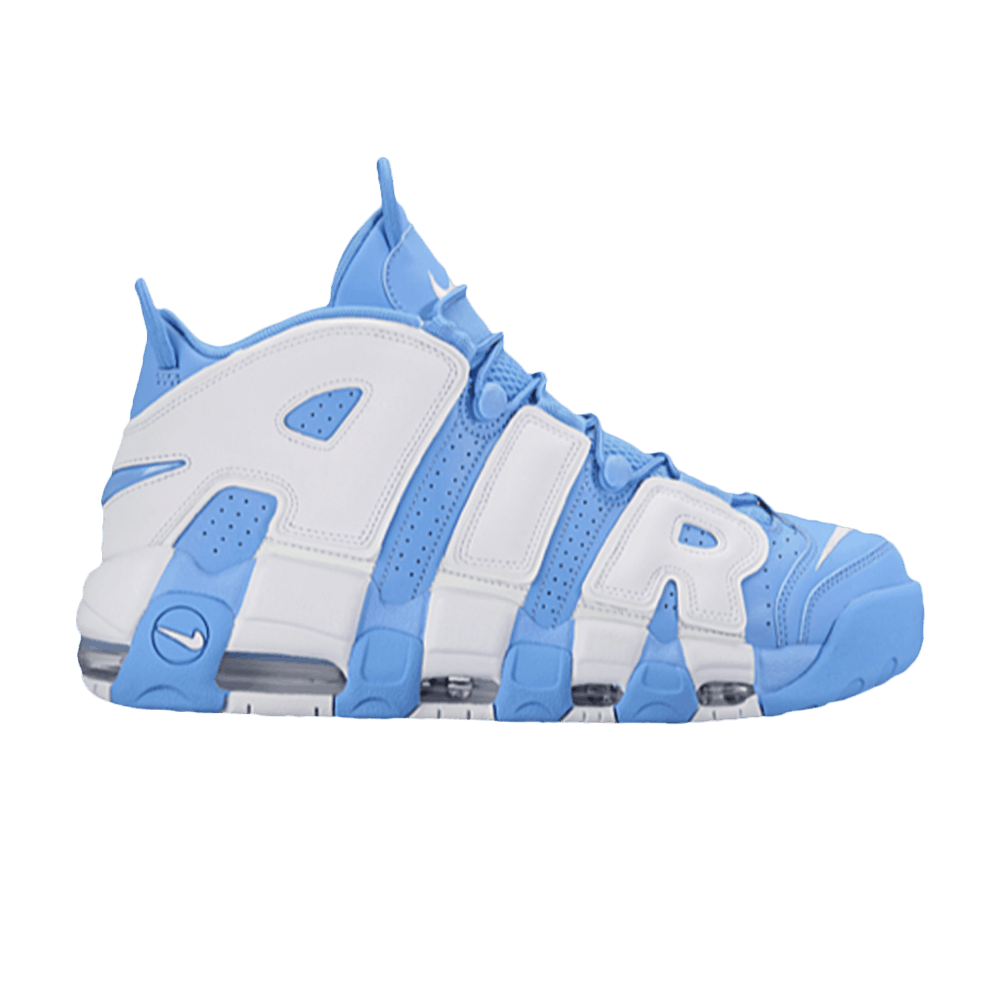 blue and white nike uptempo