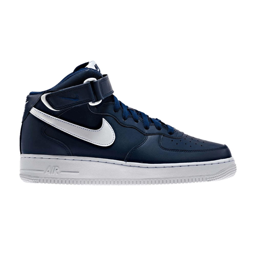 nike air force 1 mid navy blue