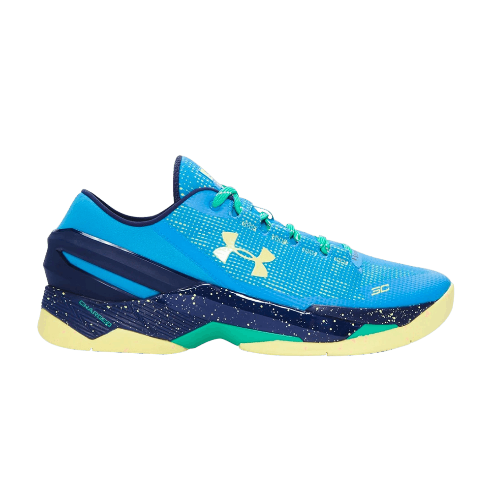 Under armour curry 2 low best sale blue
