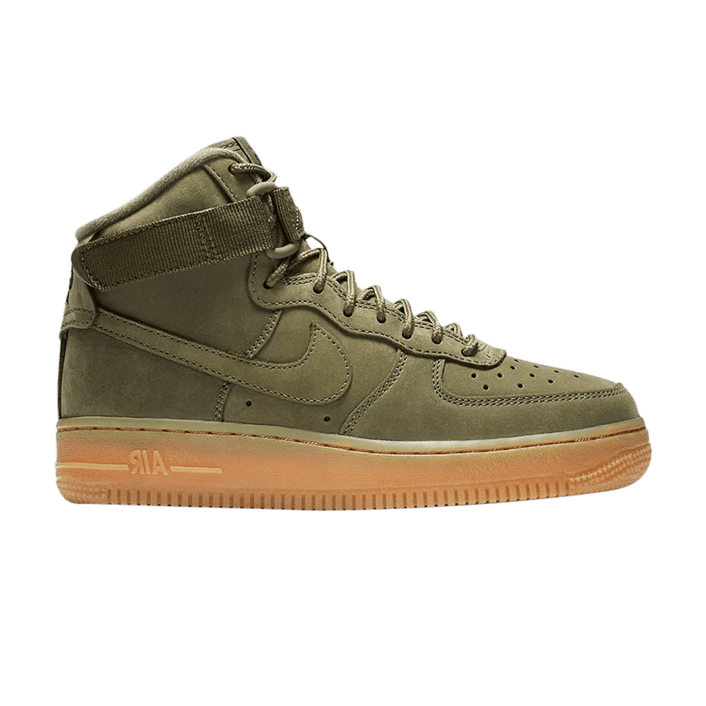 olive green air force 1 high top