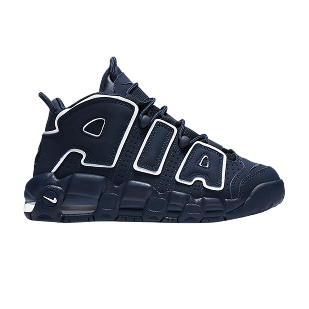 nike uptempo navy