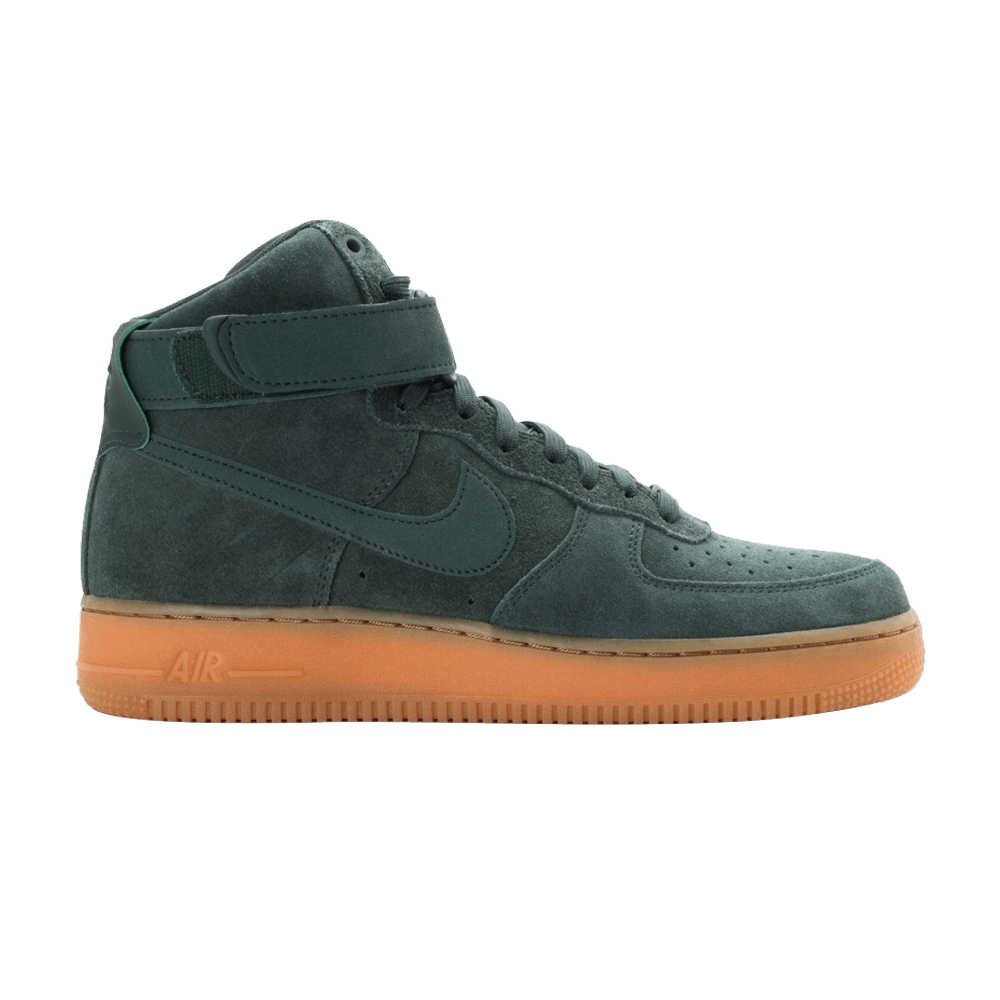nike air force one green suede