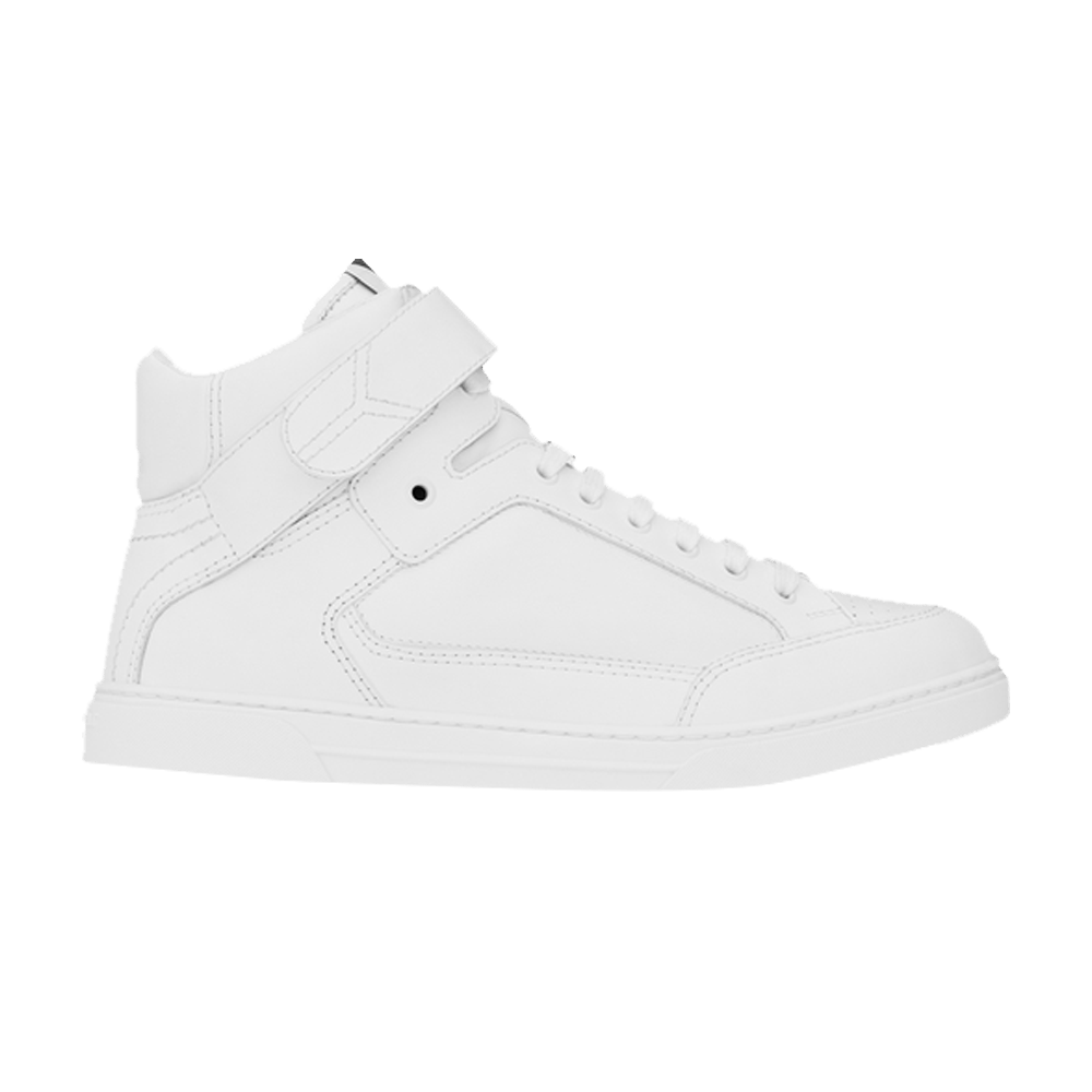 Buy Saint Laurent Max Scratch Mid Top Sneaker 'White' - 485184