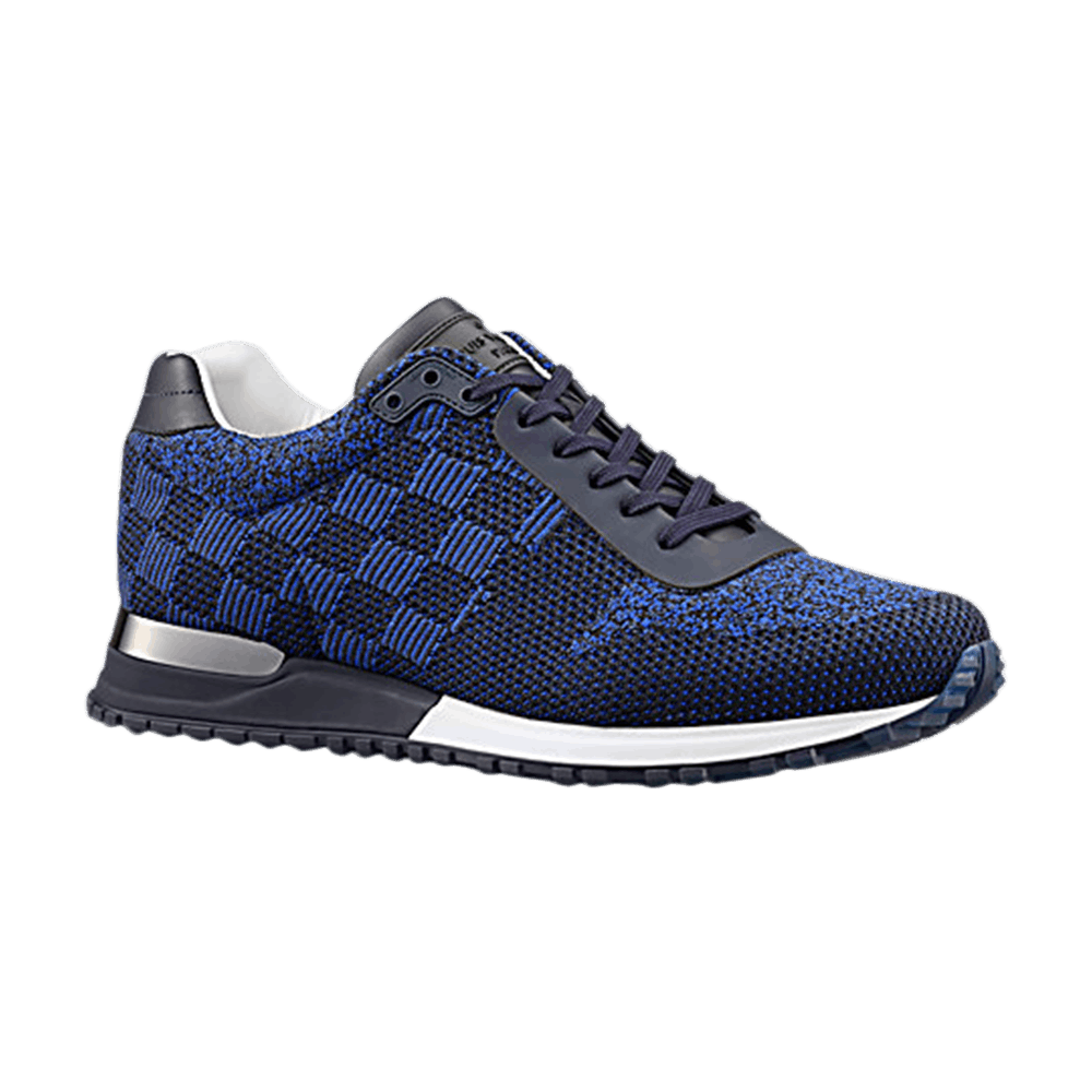 Louis Vuitton Men's Run Away Sneakers Suede with Mesh Blue 17050735