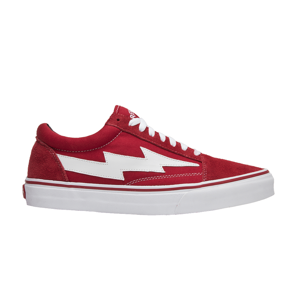 red vans with thunderbolt - 59% remise 