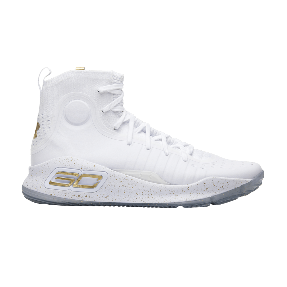 curry 4 gold and white