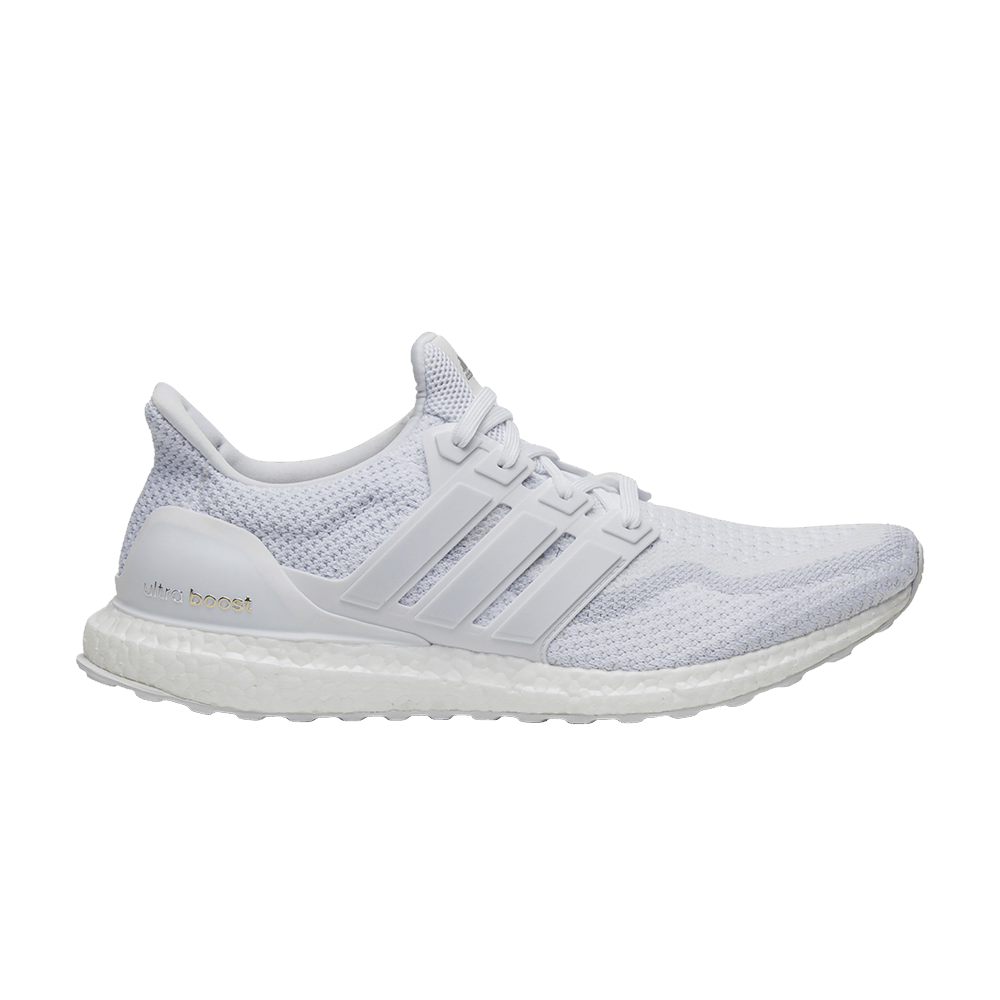 Adidas Ultraboost 2.0 Mens Triple White Shoes - Size 8