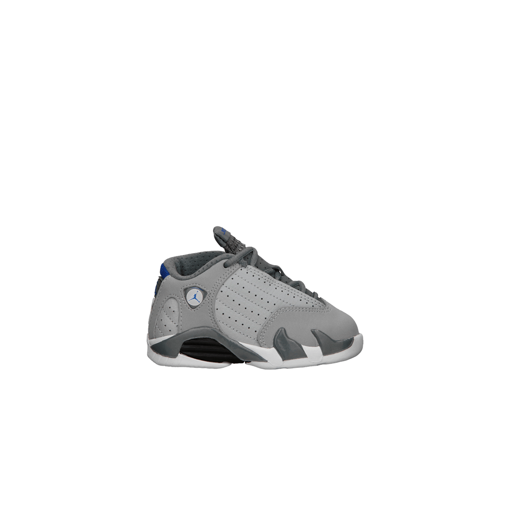 Jordan 14 sales grey and blue