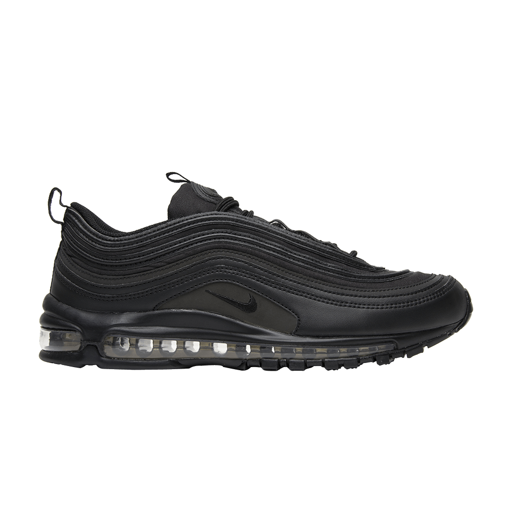 air max 97 leather black gold