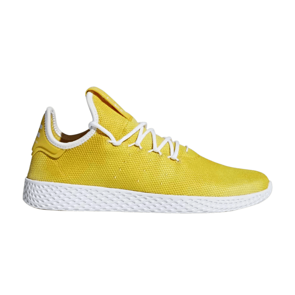 Adidas Pharrell Williams Tennis HU C Little Kid's Shoes Yellow/White