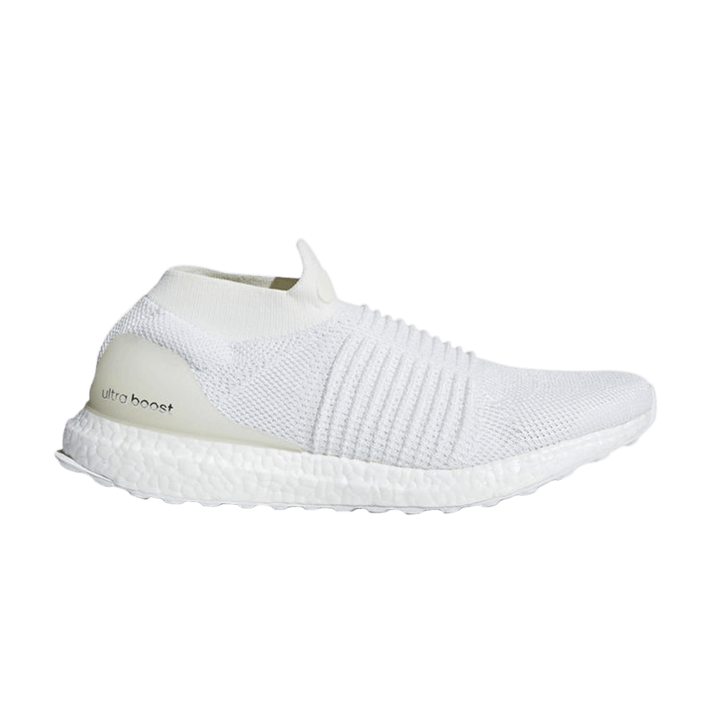 white ultra boost laceless