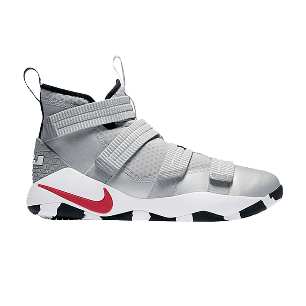 Size 12.0 LeBron Soldier 11 EP Silver Bullet
