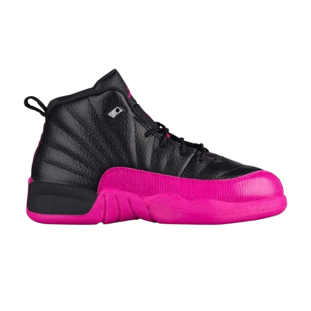 Jordan 12 retro black and pink store