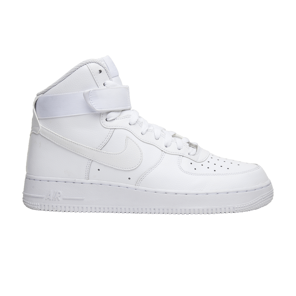 all white forces high top
