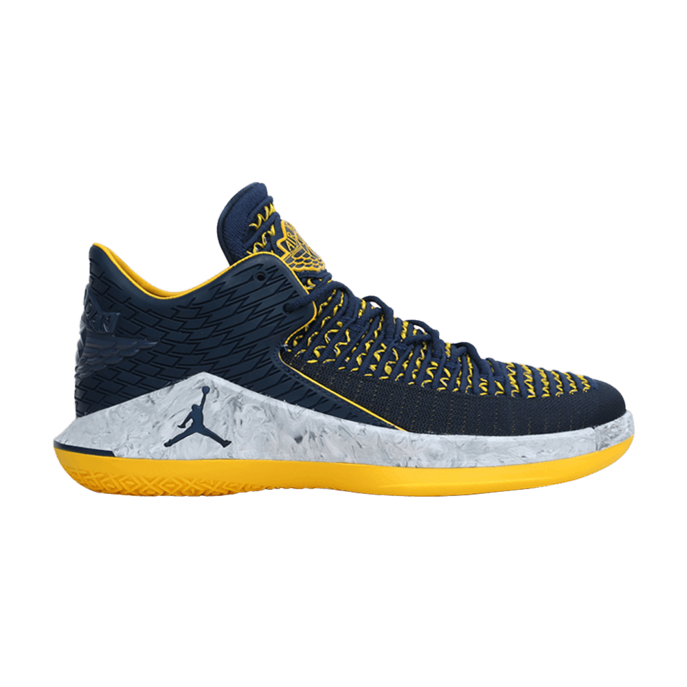 Buy Air Jordan 32 Low PF Michigan Wolverines AH3347 405 GOAT