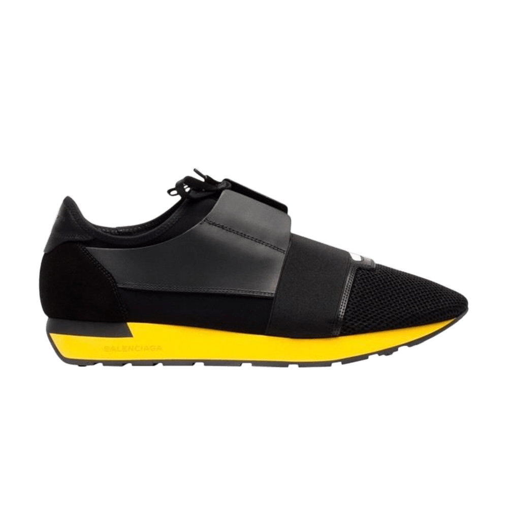 yellow and black balenciaga runners